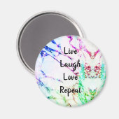 Live Lagh Liebe Wiederholen Kitchen Kühlschrank Ma Magnet (Vorderseite/Rückseite)