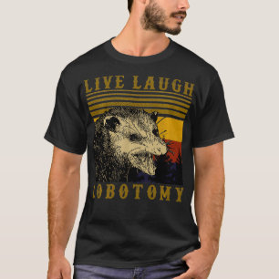 Live-Lagh Lobotomy Vintag Opossum T-Shirt