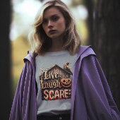 Live Lagh Scare Funny Halloween Sweatshirt