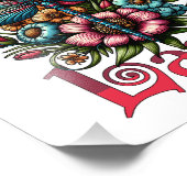 Live Large Dragonfly Fotodruck (Ecke)