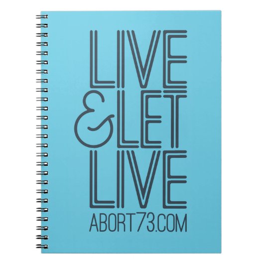Live & Lass | Abort73.com Notizblock (Vorderseite)