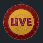 Live & Lass im Orbit Dart Board Dartscheibe<br><div class="desc">Erinnern Sie sich an den Slogan "Live & Lass Live", den es schon immer gibt? Es ist bekannt, als Worte zu dienen, von vielen Menschen zu leben! Mit diesem "Live & Lass Live In Orbit" Dartboard können Sie nun dieses gleiche Gefühl in einer komprimierten und kompakten Grafik vermitteln. Diese Gegenstände...</div>