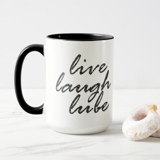 Live-Laub Lube Tasse (Mit Donut)