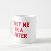 Live-Laugh Anklage Funny Lawyer Geschenk Kaffeetasse (Vorderseite Links)