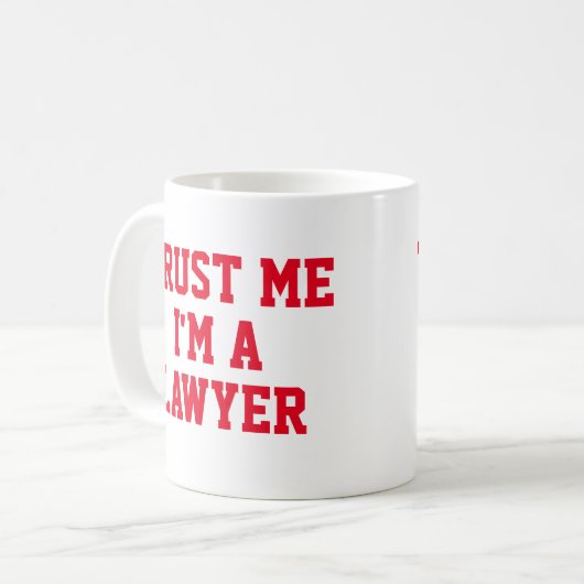 Live-Laugh Anklage Funny Lawyer Geschenk Kaffeetasse (Vorderseite Links)
