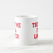 Live-Laugh Anklage Funny Lawyer Geschenk Kaffeetasse (Mittel)