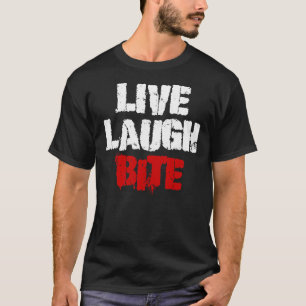 Live Laugh Bite Malinois Dutch Shepherd German Sh T-Shirt