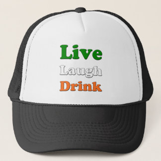 Live-Laugh-Drink Truckerkappe