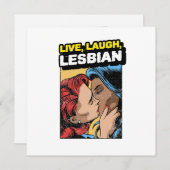 Live Laugh Lesbian (Vorne/Hinten)