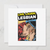 Live Laugh Lesbian (Rückseite)