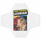 Live Laugh Lesbian Fußball (Flach)