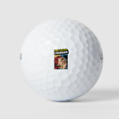 Live Laugh Lesbian Golfball (Vorderseite)