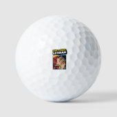 Live Laugh Lesbian Golfball (Vorderseite)