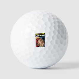 Live Laugh Lesbian Golfball
