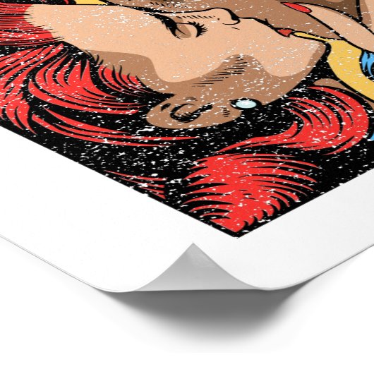 Live Laugh Lesbian Poster (Ecke)