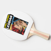 Live Laugh Lesbian Tischtennis Schläger (Seitenansicht)