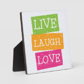 Live-Laugh Liebe 2 Fotoplatte (Vorderseite)