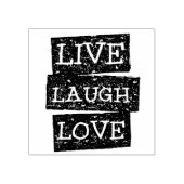 Live-Laugh Liebe 2 Gummistempel (Prägung)