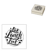 Live-Laugh Liebe 2 Gummistempel (Stempel)