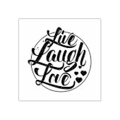 Live-Laugh Liebe 2 Gummistempel (Prägung)