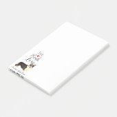 Live Laugh Liebe a Cardigan Welsh Corgi Post-it Klebezettel (angewinkelt)