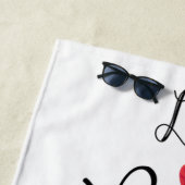 Live Laugh Liebe a German Shepherd Strandtuch (Beispiel)