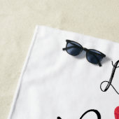 Live Laugh Liebe a Manchester Terrier Beach Handtu Strandtuch (Beispiel)