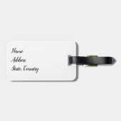 Live Laugh Liebe - Belgischer Malinois Gepäcktag Gepäckanhänger (Rückseite horizontal)