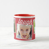 Live-Laugh-Liebe Benutzerdefinierte Foto-Tasse Tasse (Zentrum)