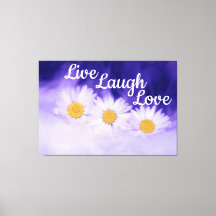 Live Laugh Liebe Daisies