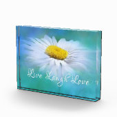 Live Laugh Liebe Daisy Fotoblock (Rechts)