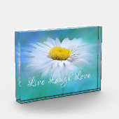 Live Laugh Liebe Daisy Fotoblock (Links)