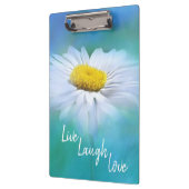 Live Laugh Liebe Daisy Klemmbrett (Links)