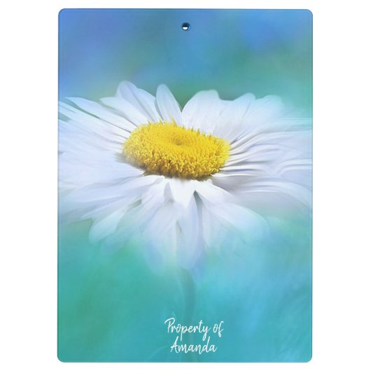 Live Laugh Liebe Daisy Klemmbrett (Rückseite)