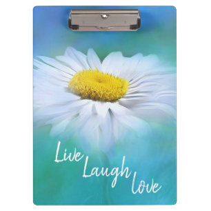 Live Laugh Liebe Daisy Klemmbrett