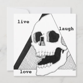 Live-Laugh-Liebe Feiertagskarte