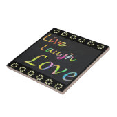 Live-Laugh-Liebe Fliese (Seite)