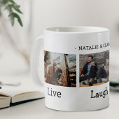 Live-Laugh Liebe FotoCollage Kaffeetasse