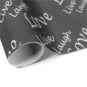 Live-Laugh-Liebe Geschenkpapier (Rolleneckpunkt)