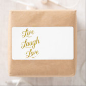 Live-Laugh Liebe Gold Imitate Glitzer Metallic Seq (Insitu)