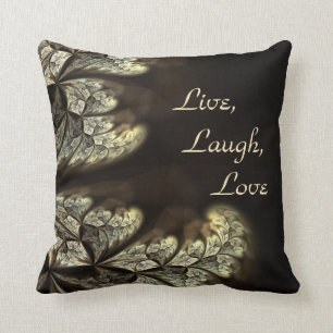LIVE, LAUGH, LIEBE Inspiration Design Kissen