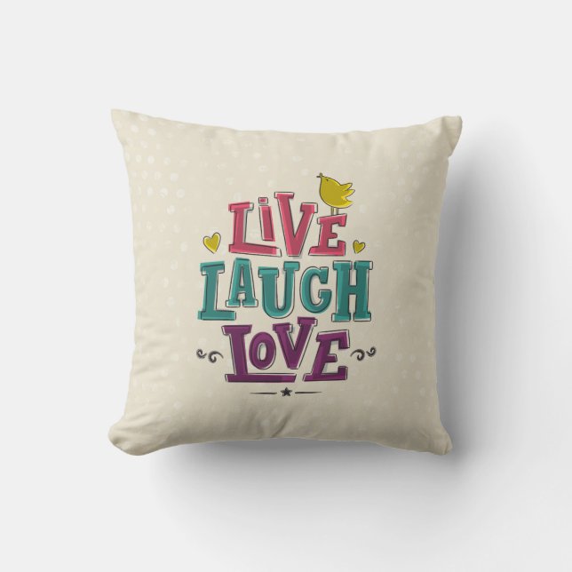 LIVE LAUGH LIEBE KISSEN (Vorderseite)