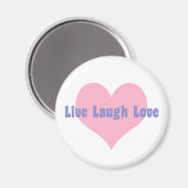 Live-Laugh-Liebe Magnet (Vorderseite/Rückseite)