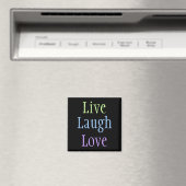 Live-Laugh-Liebe Magnet (In Situ (Geschirrspüler))