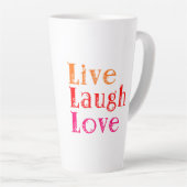 Live-Laugh-Liebe Milchtasse (Rechte Ecke)