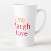 Live-Laugh-Liebe Milchtasse (Rechts)
