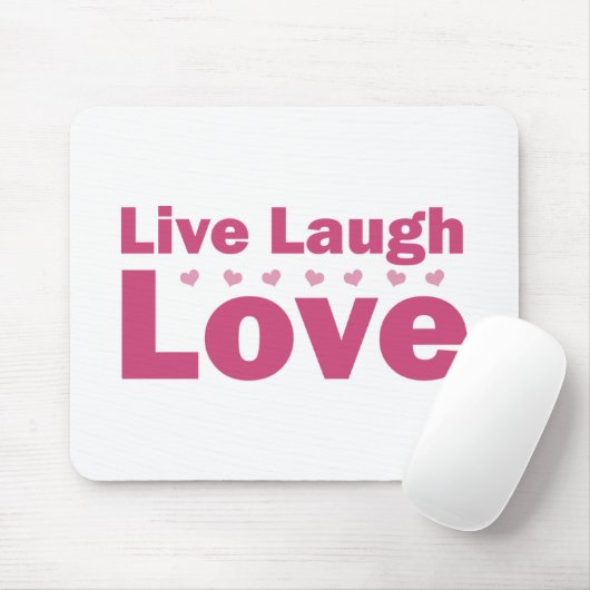 Live-Laugh-Liebe Mousepad (Mit Mouse)