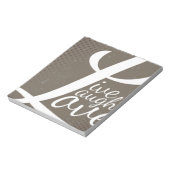 LIVE LAUGH LIEBE NOTIZBLOCK (Rotiert)