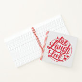 Live-Laugh-Liebe Notizblock (Innenseite)