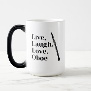 Live-Laugh Liebe Oboe Zitat Oboist Kaffee Tasse
